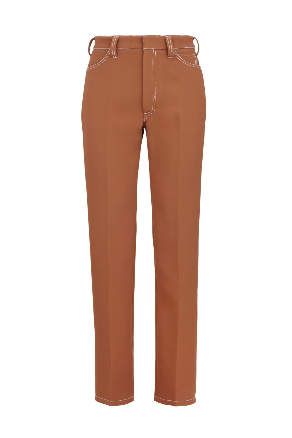 Trousers With Contrasting Stitching