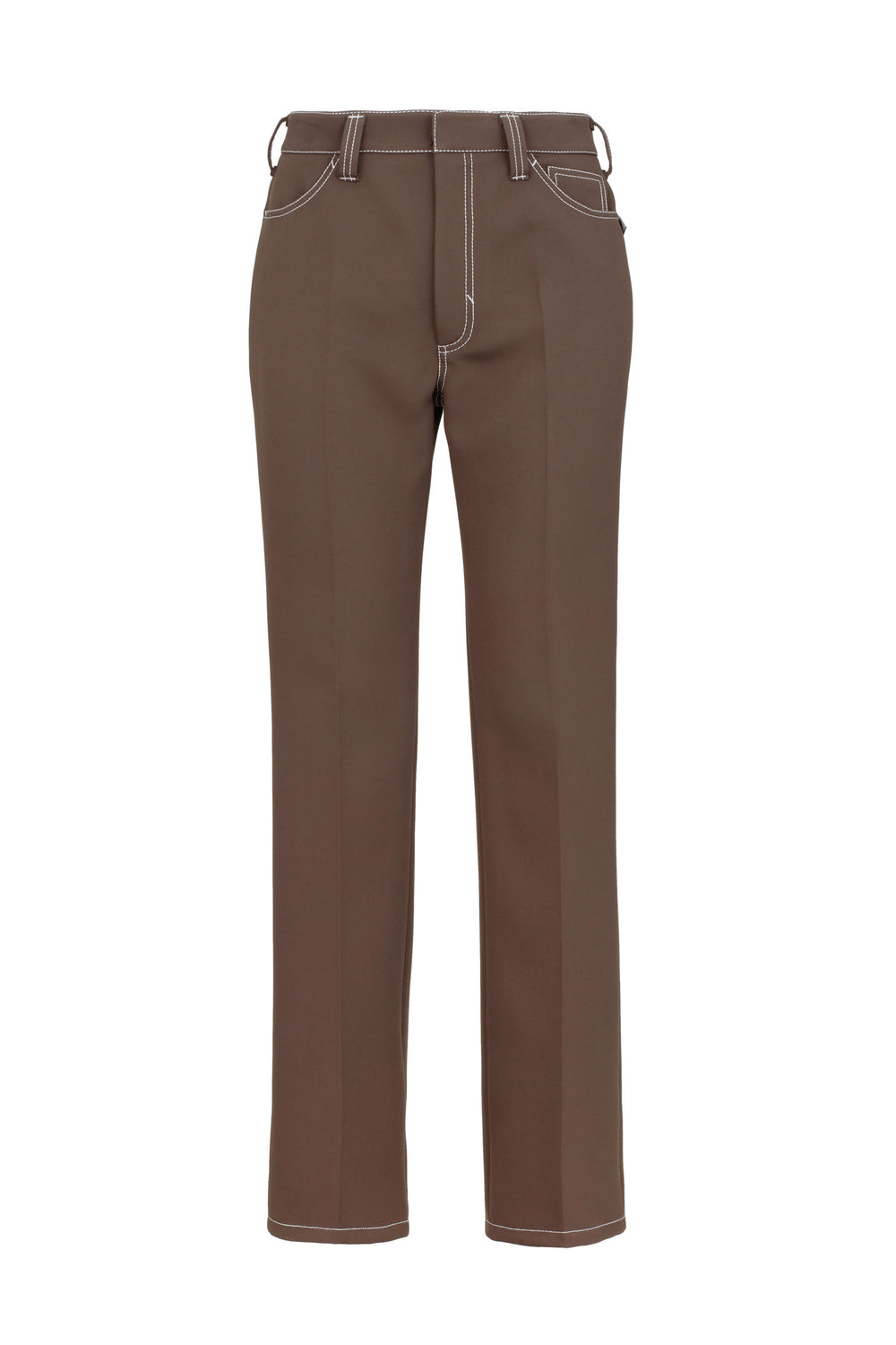 Trousers With Contrasting Stitching