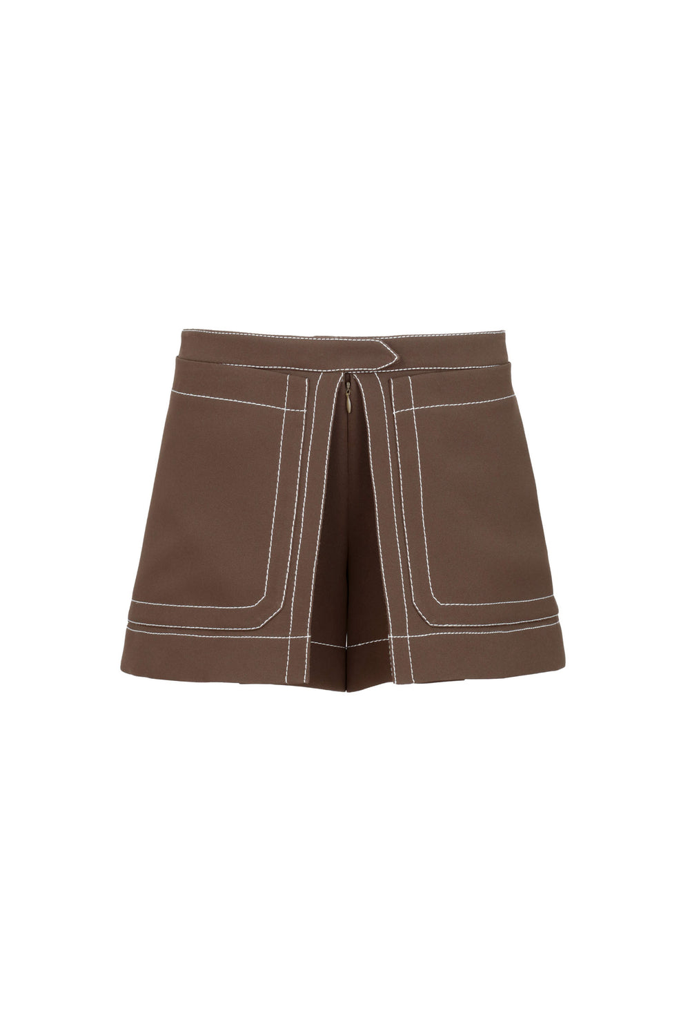 Shorts With Contrasting Stitching
