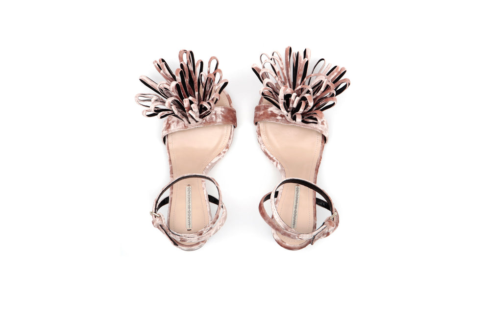 Velvet Flower Sandal