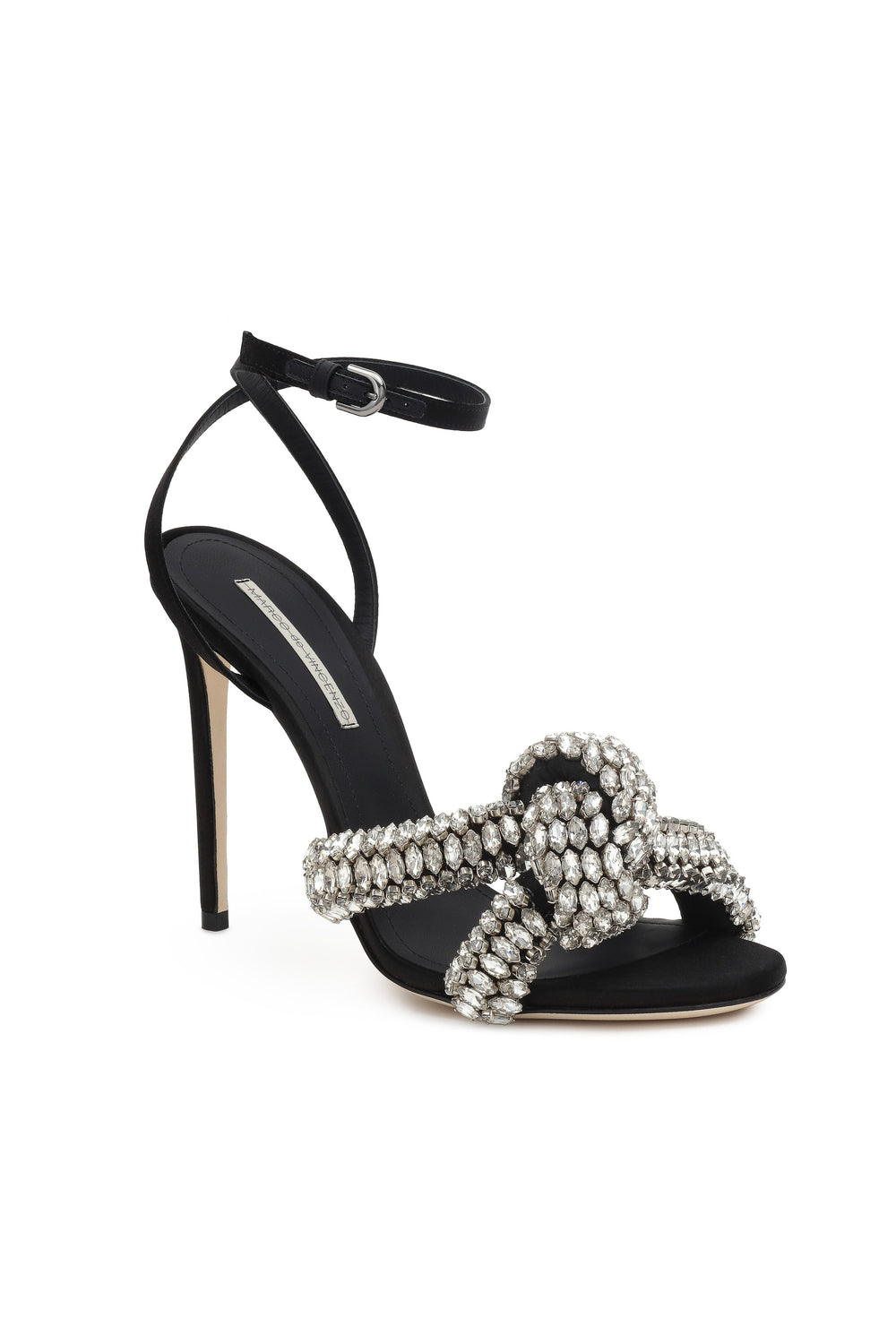 Knot Sandals With Crystals