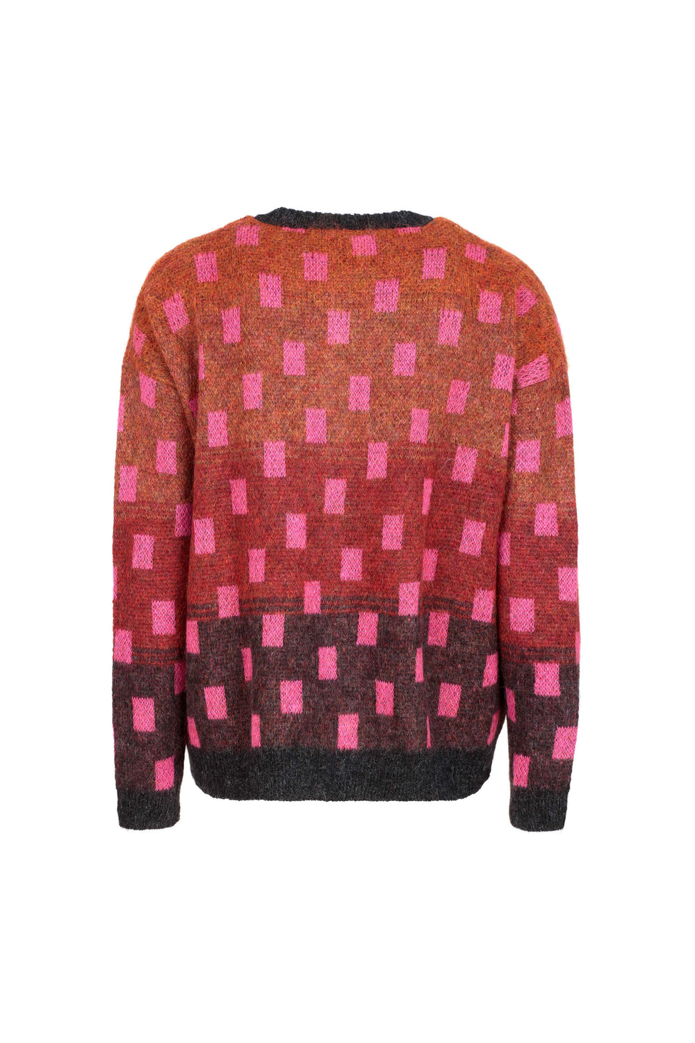 Geometric Mohair Cardigan