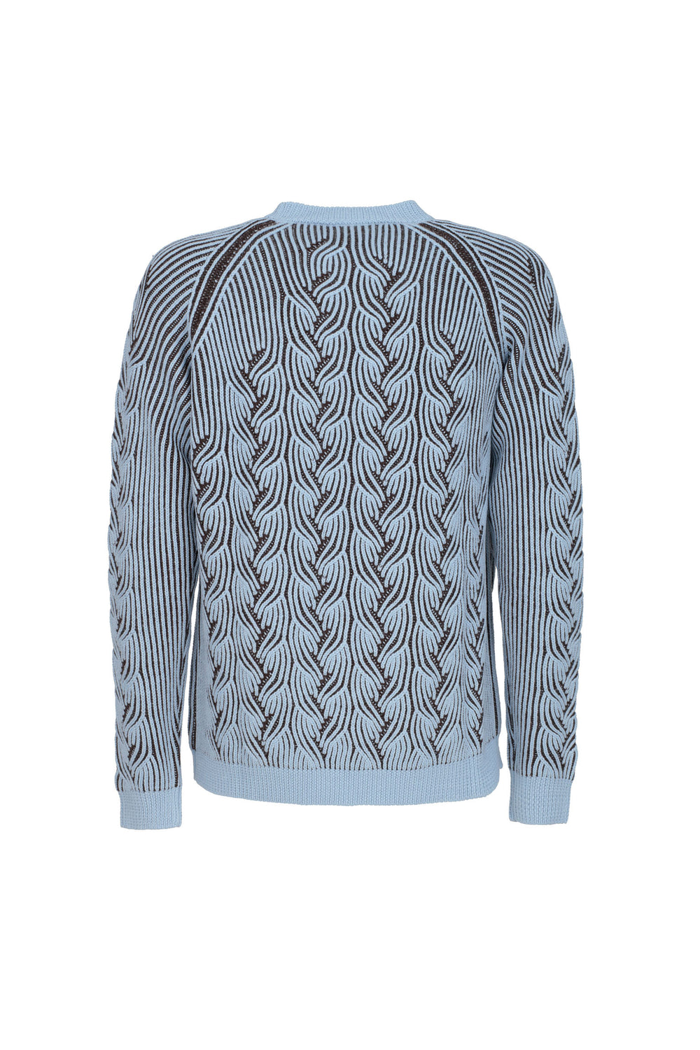 Cable-knit Bicolor Jumper