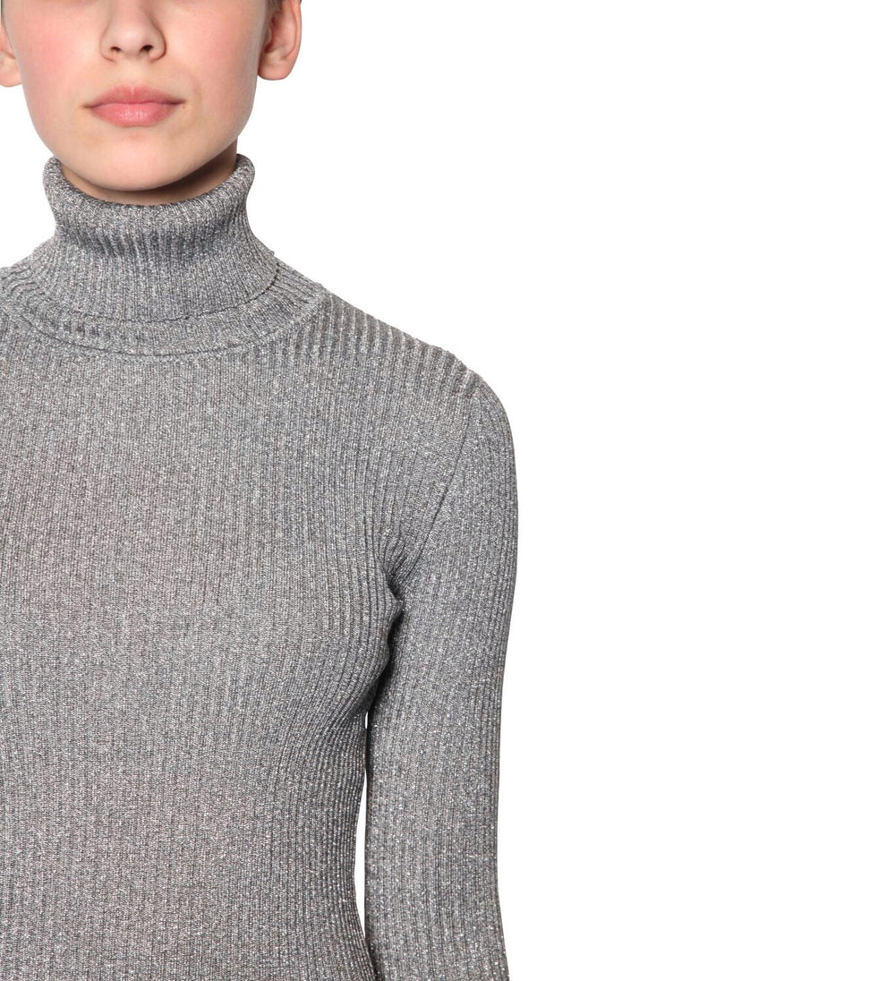 Lurex Turtleneck Jumper