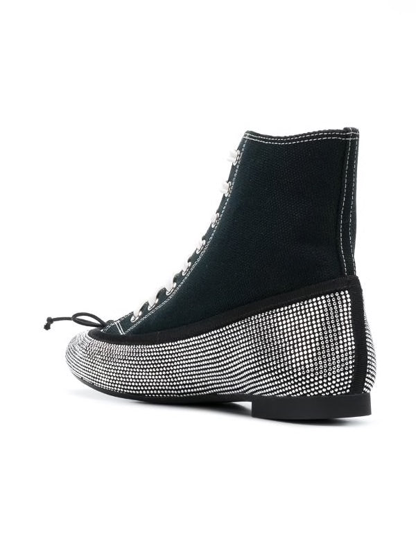 Canvas ballerina sneakers