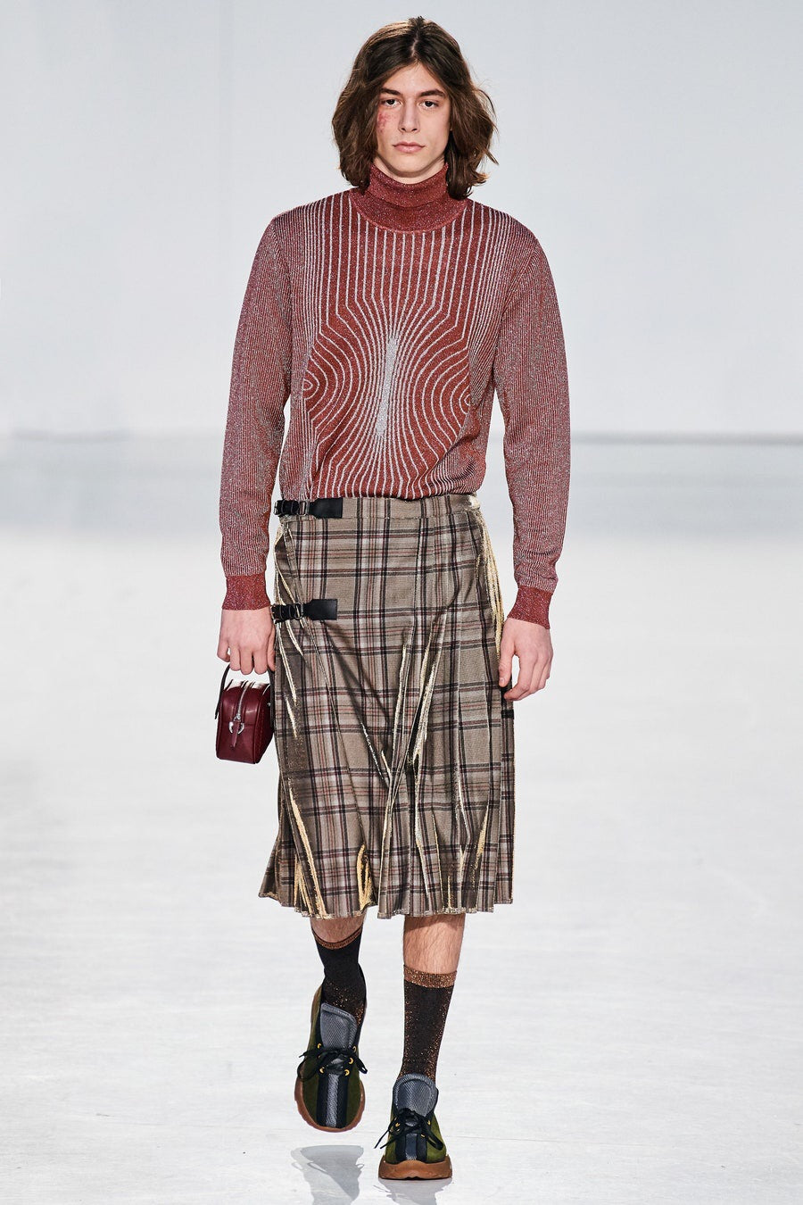 Tartan Lurex Kilt